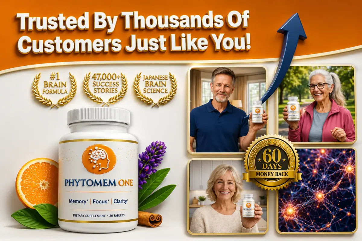 Phytomem One brain health supplement trusted by U.S. customers for memory, focus, mental clarity, and cognitive support.